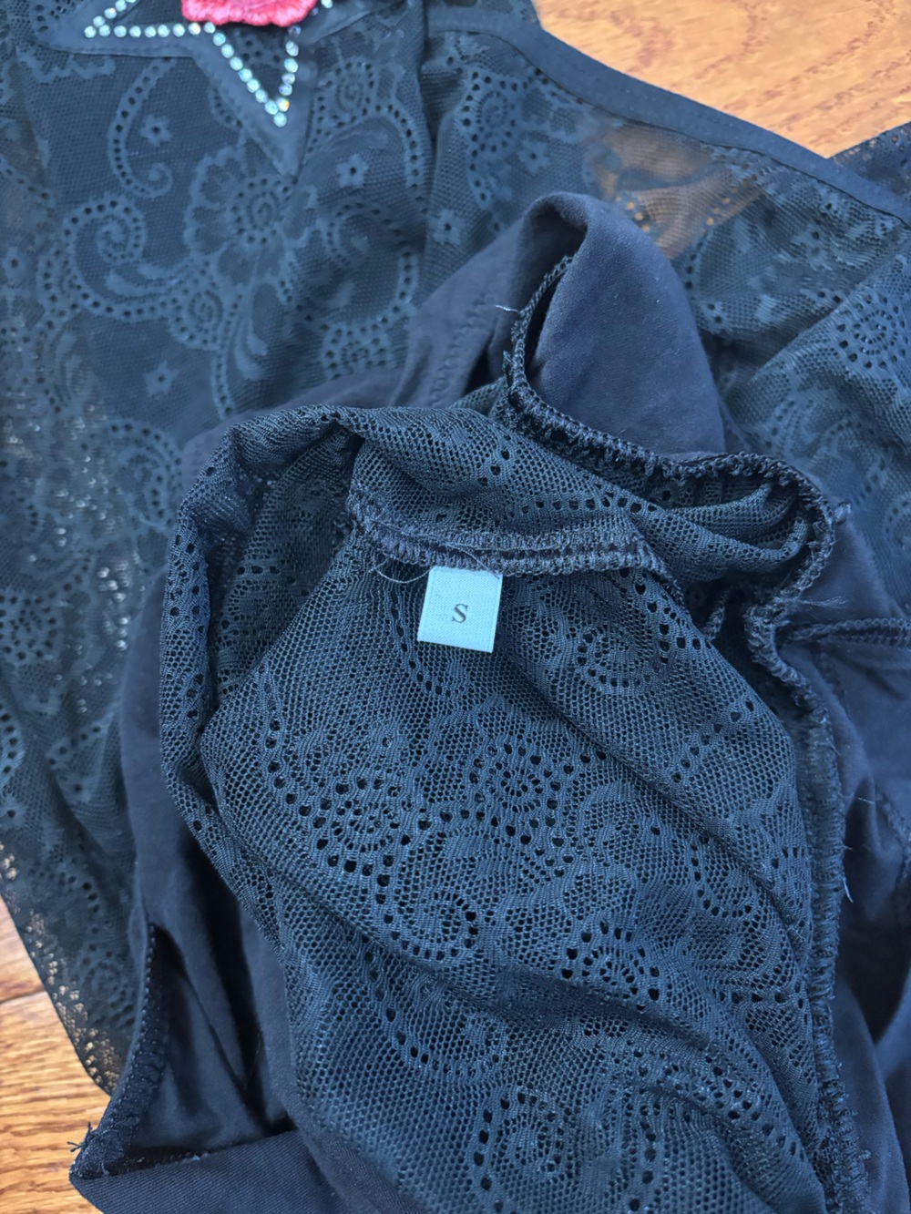 Intimissimi Black Lace Bodysuit - Picture 8 of 11